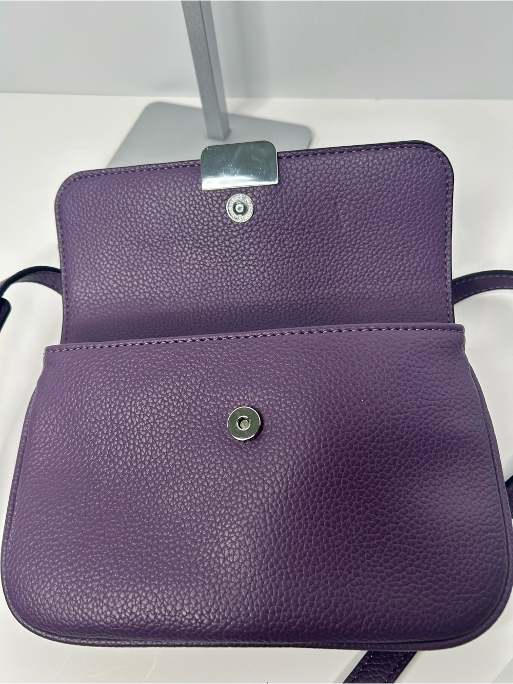 Calvin Klein Purple Arya Crossbody Bag - Picture 14 of 16